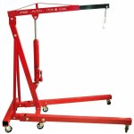 Grue atelier hydraulique - 2 tonnes - pliable - rangeable