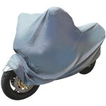 Housse pour moto - int�rieur - 183 x 89 x 119 - gris