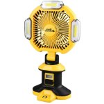 Euro vanadium - projecteur led rechargeable avec ventilateur