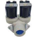 Vanne d'admission d'eau, �lectrovanne d'admission d'eau � double t�te pour machines � laver automatiques ...