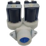 Vanne d'admission d'eau, �lectrovanne d'admission d'eau � double t�te pour machines � laver automatiques ...