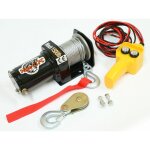 Varan motors - var - p1500 - 1 treuil �lectrique 12v 680kg / 1360kg 520w, treuil � c�ble longueur 15m ...