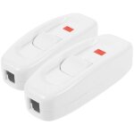 Variateur pour lampe de chevet et �clairage mural 2 pi�ces interrupteur � bouton - poussoir r�tro avec ...