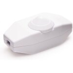 Variateur de lumi�re, interrupteur rotatif avec 220 - 230v blanc, bouton poussoir pour led dimmable