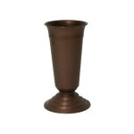 Vase de cimeti�re �troit, taille 1 h 25 avec base