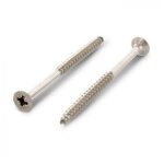 Vis express - vba vis bois agglo t�te frais�e tf pozi n�2 5x35 filetage partiel inox a4 - 1 piece