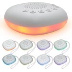 Veilleuse b�b� musicale lumineuse veilleuse avec machine � bruit blanc 20 sons, niveaux de volume r�glable ...