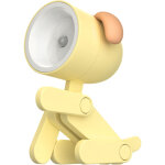 Veilleuse enfant dessin anim�, mini lampe de bureau led chien, mignonne � monter soi - m�me avec support ...
