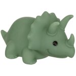 Veilleuse enfant dinosaure  softy  17cm vert
