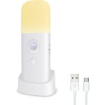 Veilleuse enfant, lampe dtecteur de mouvement, luminosit ajustable, portable, rechargeable, pour chambre ...