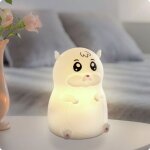 Ansmann - veilleuse enfants silicone rechargeable hamster