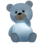 Veilleuse led nomade petit ourson 13 cm bleu Veilleuse led nomade petit ourson 13 cm bleu