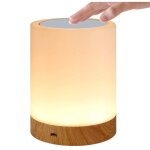 Veilleuse, lumi�re led tactile multicolore, t�l�commande rechargeable par usb, lumi�re portable pour ...