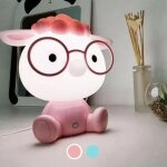 Veilleuse de nuit led pour chambre mouton ( + c�ble usb) - rose / grand - silumen