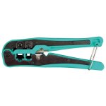 Velleman - pince a sertir / couper pour connecteurs modulaires 4p2c, 4p4c (rj10), 6p4c (rj11), 6p6c (rj12), ...
