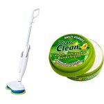 Venteo - balai electrique et nettoyant universel - balai vapeur automatique - double t�te rotative 6 ...