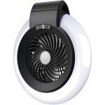 Ventilateur de camping avec camping lanterne 5200mah ventilateur de plafond de tente portable rechargeable ...