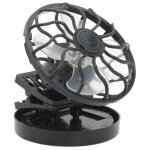 Ventilateur � �nergie solaire activ� par la lumi�re du soleil, mini clip pour �conomie d'�nergie, fonctionneme ...