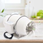 Ventilateur de gaine, ventilateur d'�vacuation, ventilateur extracteur int�gr�, ventilateur en ligne ...