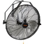 Vevor ventilateur mural industriel, 44, 6 cm, ventilateur mural oscillant etanche, 3 vitesses, 4150 cfm, ... Vevor ventilateur mural industriel, 44, 6 cm, ventilateur mural oscillant etanche, 3 vitesses, 4150 cfm, ...