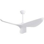 Ventilateur de plafond 96, 5 cm, avec 3 pales abs, 6 vitesses, moteur dc t�l�commande pour salon et chambre ...