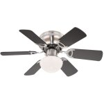 Ventilateur de plafond led  intensit variable avec tlcommande, 3 vitesses, mode t / hiver, 4, 8 ...