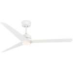 Ventilateur de plafond blanc faro nu avec moteur � courant continu