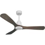 Ventilateur de plafond rversible thermostat wifi moteur  courant continu toits en pente tlcommande ...
