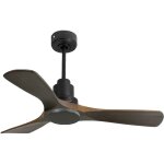 Ventilateur de plafond rversible thermostat wifi moteur  courant continu toits en pente tlcommande ...