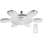 Ventilateur plafonnier � vis - plafonnier avec �clairage int�gr� -