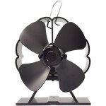 Ventilateur de po�le � bois aliment� par la chaleur - 4 lames - ventilateur silencieux - respectueux ...