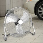 Ventilateur sur pied ventilateur sur pied, interrupteur, angle d'inclinaison rglable, adapt au transport, ...