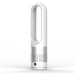 Ventilateur tour silencieux sans pales, avec t�l�commande, 8 vitesses, oscillation � 80�, minuterie, ...