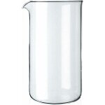 Verre � piston de rechange - 8 tasses - transparent - 1 litre - diam�tre 10 cm