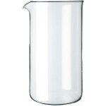 Verre � piston de rechange 8 tasses, transparent, 1 litre - diam�tre 10 cm,