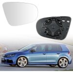 Verre de rtroviseur droit pour golf 6 09 - 12 - chauffant - pour touran 1t3 tsi tdi 10 - 15, golf 6 ...