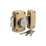 Vachette - verrou cyclop bouton et cylindre 5 goupilles l. 45 mm, diam�tre 23 mm avec 3 cl�s,