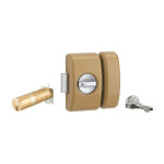 Verrou � bouton universel ajustable pour entr�e, hg 5, dim. cylindre de 35 � 80mm, acier, 5 cl�s, epoxy ...