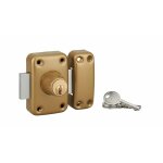 Thirard - verrou pour porte d'entr�e vitr�e capital � cylindre double 45 mm