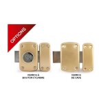 Ifam - verrou de cave sans bouton cylindre 40mm b5 26140 Ifam - verrou de cave sans bouton cylindre 40mm b5 26140