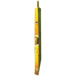 Verrou � entailler � poussoir 16mm 200mm zingu� avec g�che - jardinier massard - j544020