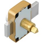 Verrou pompier  bouton + triangle 14mm cylindre 40mm ? couillet - 570. 14