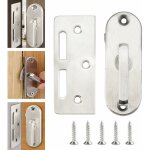 Verrou porte en acier inox loquet porte antirouille verrou porte coulissante � visser verrou de s�curit� ...