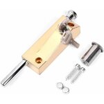 Verrou de porte de garage universel - avec 2 cl�s - pour l'int�rieur et l'ext�rieur - dor�