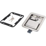 Verrouillage � palette � montage, miroir en acier inoxydable poli, lourd, avec 2 cl�s, pour les armoires ...