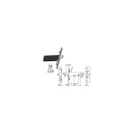 Verrouillage triple filetage pour bandes d / map cat. e scr. 57 mm h 5980 - 90 mm entraxe 67 mm (5980) ...