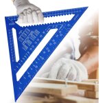 Promotion equerre menuisier multi fonctions 180 mm metal aluminium regle querre trusquin guide raporteur ...