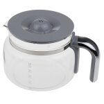 Verseuse avec couvercle et poign�e noirs 10 tasses pour cafeti�re smeg dcf01, dcf02 697650076