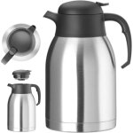 Verseuse thermos pour machine  caf, en acier, 2 l