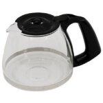 Verseuse verre noire heliora fg11 / 12 pour petit electromenager moulinex fh900110